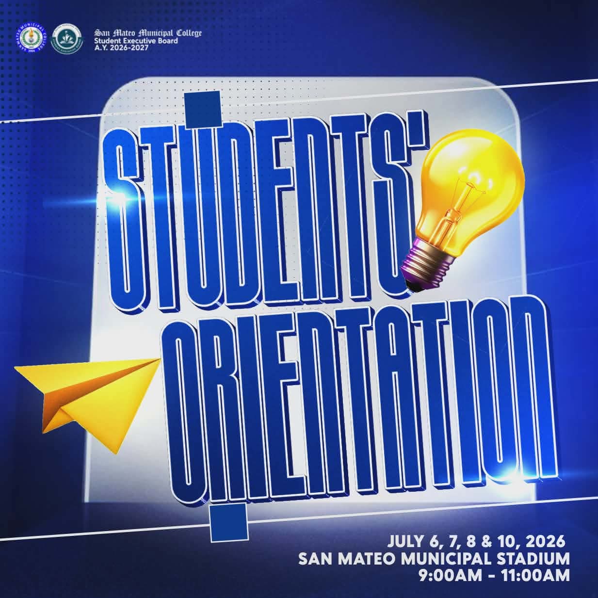 2ND YEAR | 1ST SEMESTER ORIENTATION A.Y. 2026-2027
